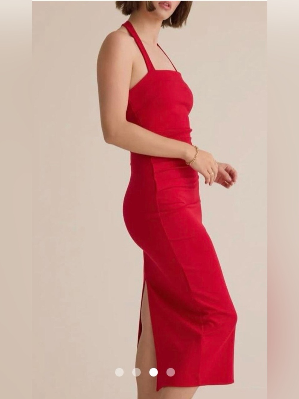 Altar’d State Red Lola Maxi Dress XS